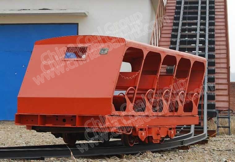 XRC8 Underground Mining Insert-Rail Type Inclined Person Car