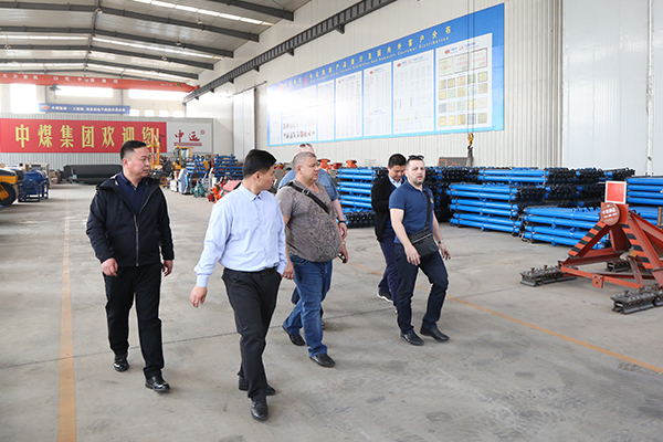 Warmly Welcome Russian Merchants To Visit China Coal Group For Purchase Mining Equipment