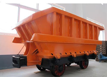 Structure Of Side Dumping Mine Car