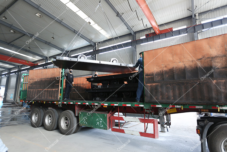 China Coal Group A Batch Flat Cart And Miner Equipment Sent Separately Shanxi And Anhui Province