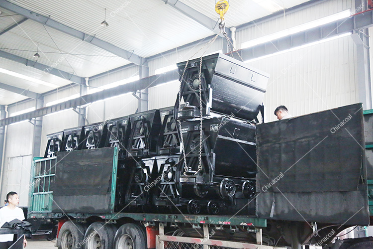 China Coal Group Sent A Batch Of Mining Bucket Tipping Cars And Mining Material Cars To Jincheng, Shanxi