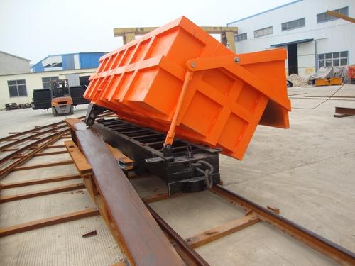 The Principle Of Two-Way Unloading Of Side Dumping Mine Car