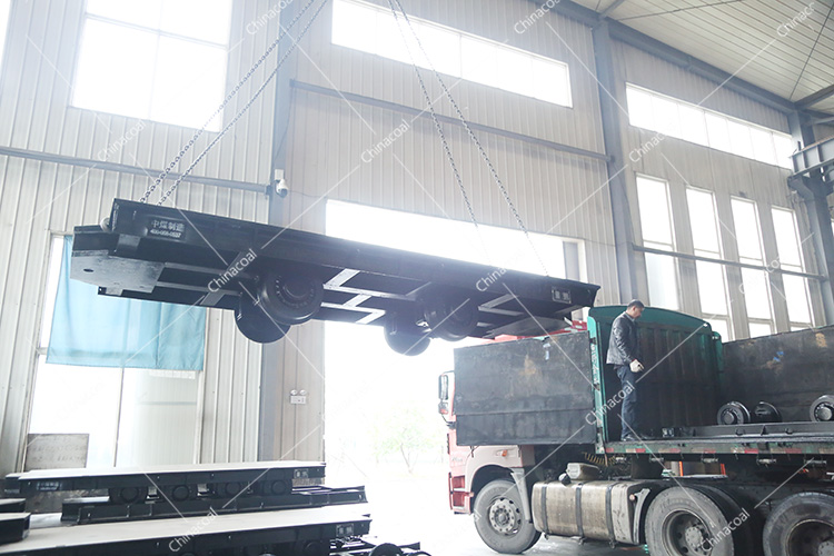 China Coal Group Send A Batch Of Mining Flatbed Mine Car To Yan'An, Shaanxi Province