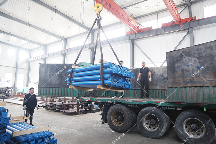 China Coal Group Sent A Batch Of Mining Single Hydraulic Prop Equipment To Handan, Hebei