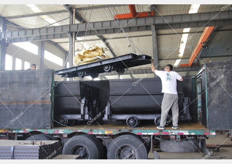 China Coal Group Sent A Batch Of Bucket Tipping Mine Car And Flat Mine Car To Tibet