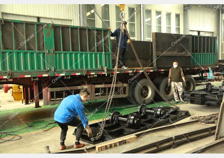 China Coal Group Sent A Batch Of Minig Heavy Flat Cars To Luliang, Shanxi