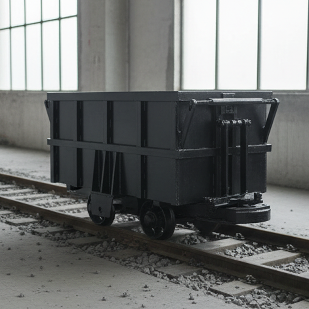 KZ Series Curved Rail Side Dumping Mine Car